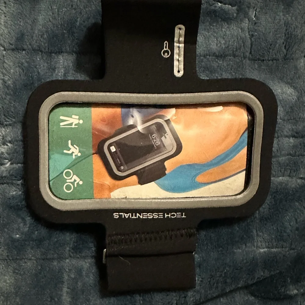Essentials Black Armband with Clear Screen